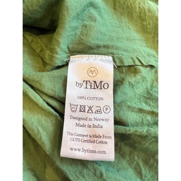 By TIMO Eyelet Short Sleeve Cotton Minidress Size L - Picture 11 of 12